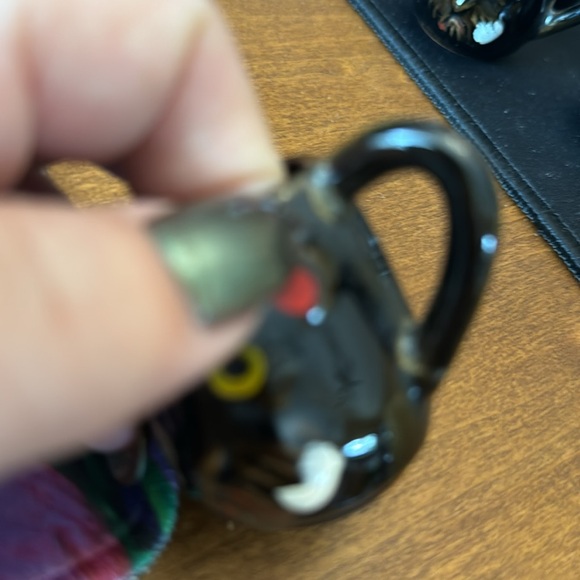 Vintage Poodle Head /Terriers Hand-Painted Ceramic Mini Cups - Picture 11 of 12